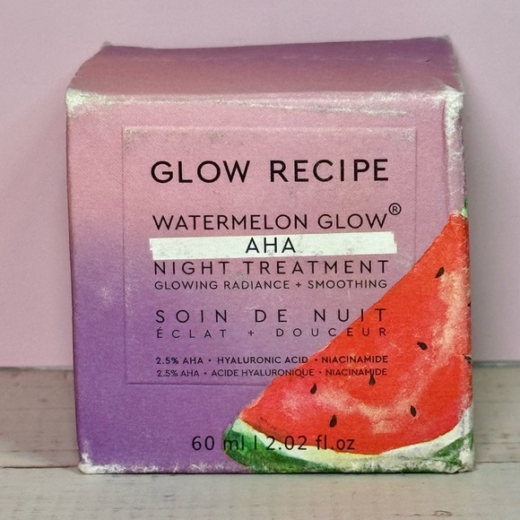 Glow Recipe Watermelon Glow AHA Night Treatment NIB Full Size 60 ml - Picture 2 of 6